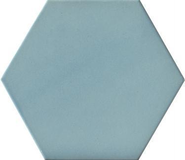 Baldosa hexagonal azul claro, Item M23204-A