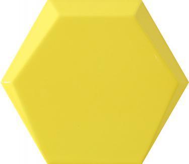 Baldosa biselada hexagonal amarilla, Item M171505P 