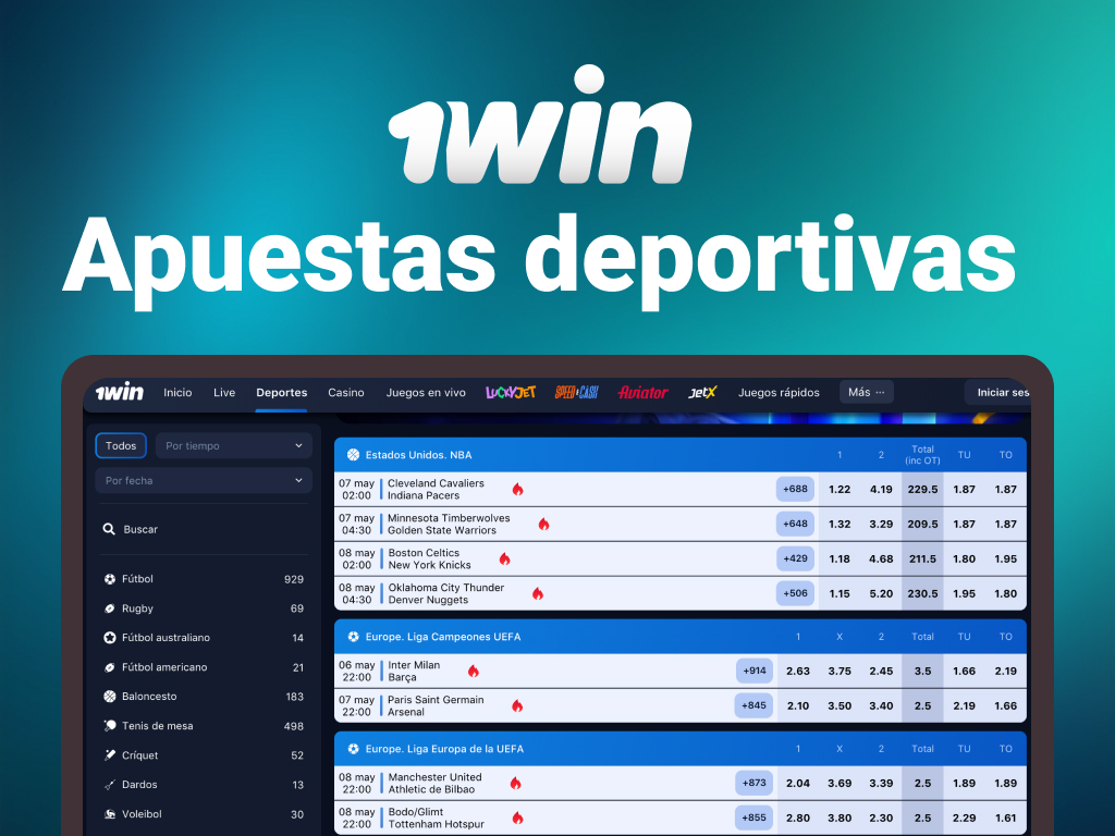 Elige 1win apuestas y gana dinero en una casa de apuestas fiable